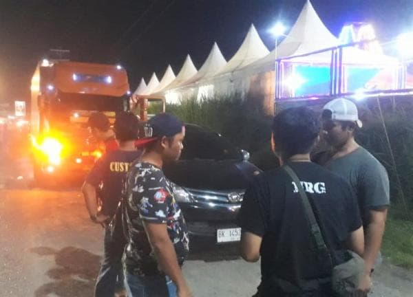 Intel Kodam Bukit Barisan Tangkap Truk Pengangkut Pakaian Bekas dari Bandung Menuju Medan