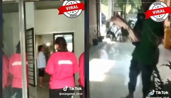 Viral, Urus Dukumen di Kantor Lurah Cinta Damai Tak Dilayani Wanita Ngamuk