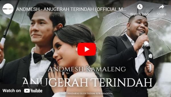 Lirik Lagu Anugerah Terindah - Andmesh Kamaleng