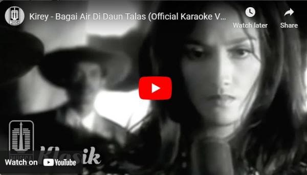 Lirik Lagu Bagai Air Didaun Talas – Kirey