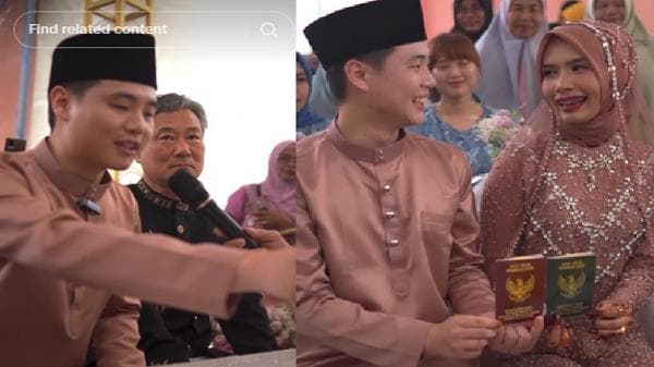 Viral Pernikahan Gadis Aceh dengan Warga Korea, Netizen : Pengantin Pria Mirip Artis Korea Viral Pernikahan Gadis Aceh dengan Warga Korea, Netizen : Pengantin Pria Mirip Artis Korea