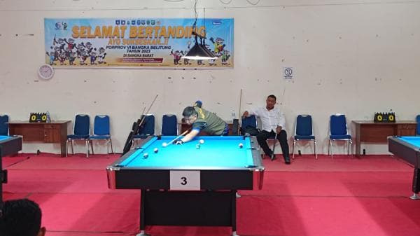 Cabang Olahraga Billiard Porprov VI Bangka Belitung Mulai Dipertandingkan Cabang Olahraga Billiard Porprov VI Bangka Belitung Mulai Dipertandingkan