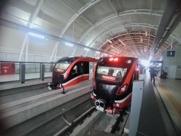 Resmi Beroperasi Pukul 14.00 WIB, Ini Jadwal Rute Pemberangkatan Terakhir LRT Jabodebek Dari Depok