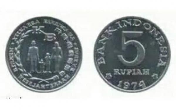 Jual Uang Koin Rp5 Tahun 1974 Bisa Bikin Mendadak Kaya, Segini Harganya