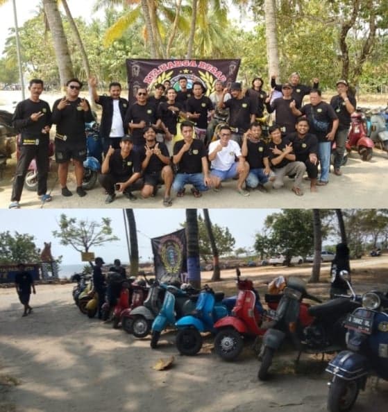 Anniversary Ke 17, KB Komunitas Cilegon DISC Rayakan di Pantai Anyer Banten