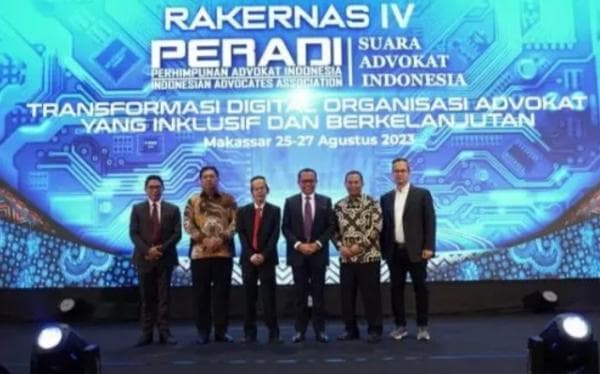 Rakernas di Makassar, Ketua Umum Peradi SAI : Pihaknya Motor Rekonsiliasi