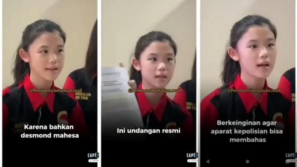 Siapa Anak yang Tantang Kapolri Debat? Sosok Kate Victoria Lim