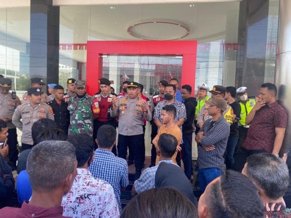 Korban Penipuan Demo PT Capella Panggoi, Polisi Lakukan Pengamanan