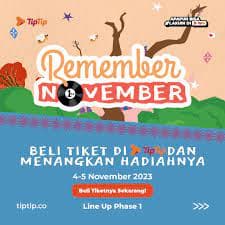 Harga Tiket Konser Remember November Festival