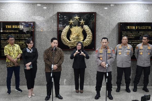 Audiensi dengan Kapolri, Ketua Umum PSSI Erick Thohir Ungkap Kesiapan Piala Dunia U-17