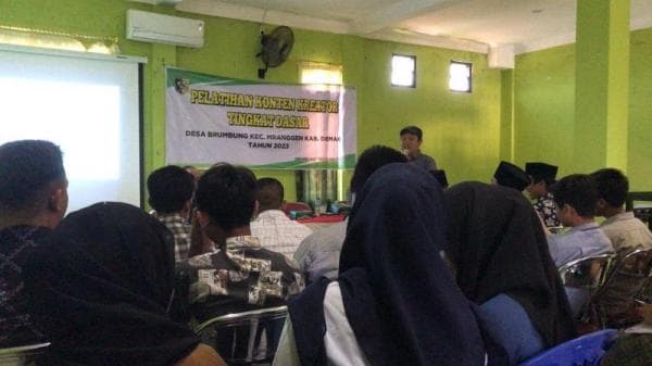 Serunya Anak Muda Desa Brumbung Belajar Konten Kreator Bareng Jurnalis iNews