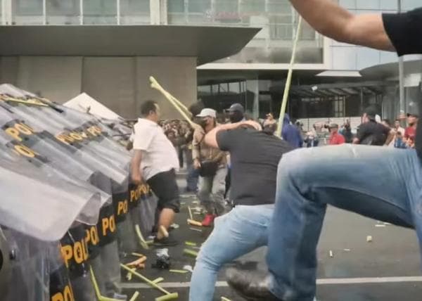 Polresta Adakan Simulasi Pengamanan Kota Menuju Pemilu 2024