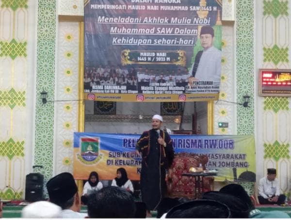 Risma Darunnajah Jombang Kali Kota Cilegon, Peringati Maulid Nabi Muhammad SAW 1445 H