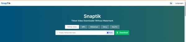 Snaptik: Cara Download Video TikTok Tanpa Watermark, Bisa Juga Download Story, Slideshow, dan Mp3