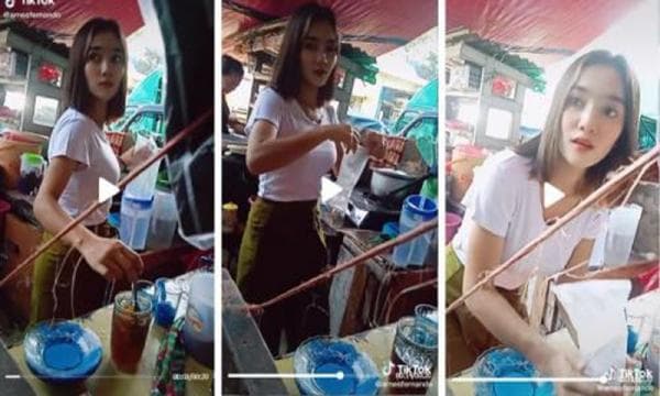 Wow! Pedagang Kopi Cantik Bikin Jadi Ketagihan Nongkrongnya