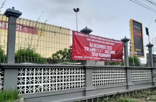 Sayonara, Transmart Solo Baru Tutup Permanen Mulai 4 Desember 2023