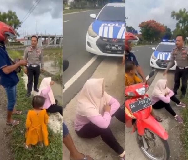 Viral Video Emak-emak Tantrum di Tengah Jalan, Begini Kronologisnya