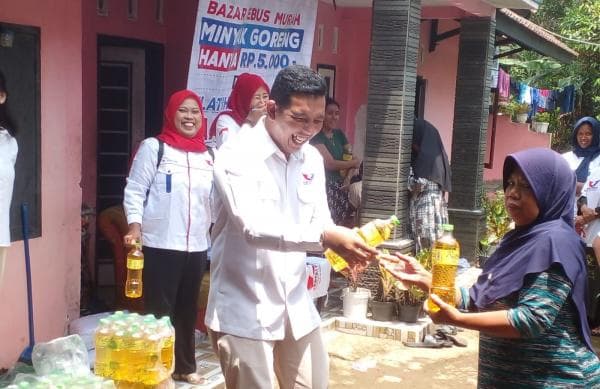 Caleg Perindo Terjun ke Pelosok Ciamis, Gelar Bazar dan Sosialisasi Digital Marketing