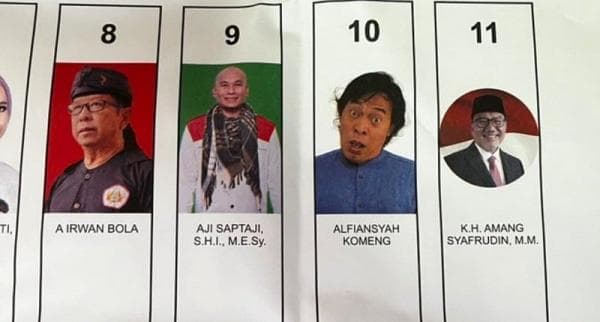 Yang Lain Makin Ketinggalan, Perolehan Suara Komeng Tembus 1,19 Juta Lebih