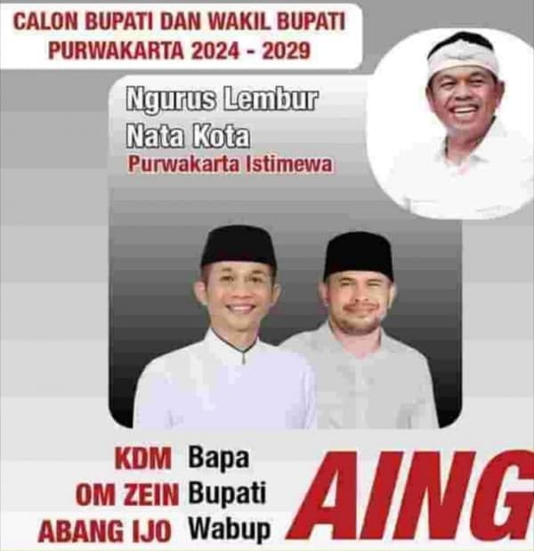 Di Pilkada Purwakarta, Saepul Bahri Binzein Bakal Menggandeng Bang Ijo?