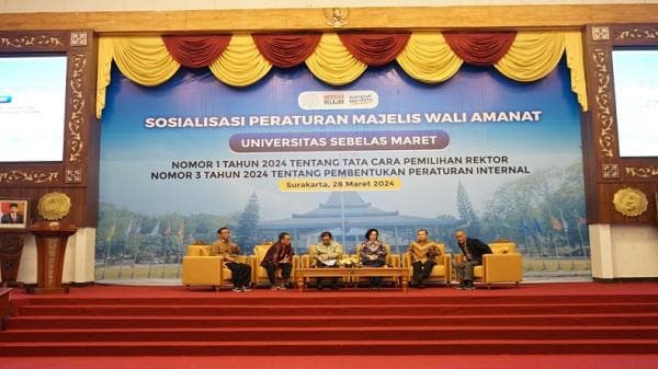 MWA Bentuk Panitia Pemilihan Rektor UNS Periode 2024-2029, Ini Tugasnya