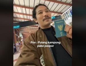 Viral Pulang Kampung Pakai Paspor, Pria Ini Rela Transit Kuala Lumpur demi Mudik Lebaran ke Aceh