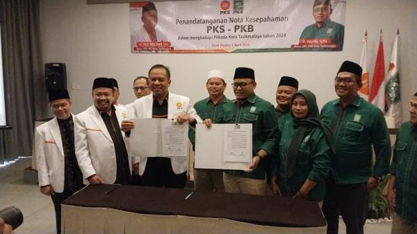 PKS dan PKB Resmi Koalisi untuk Pilkada Kota Tasikmalaya 2024, Siapa Calon Walkot dan Wakilnya?