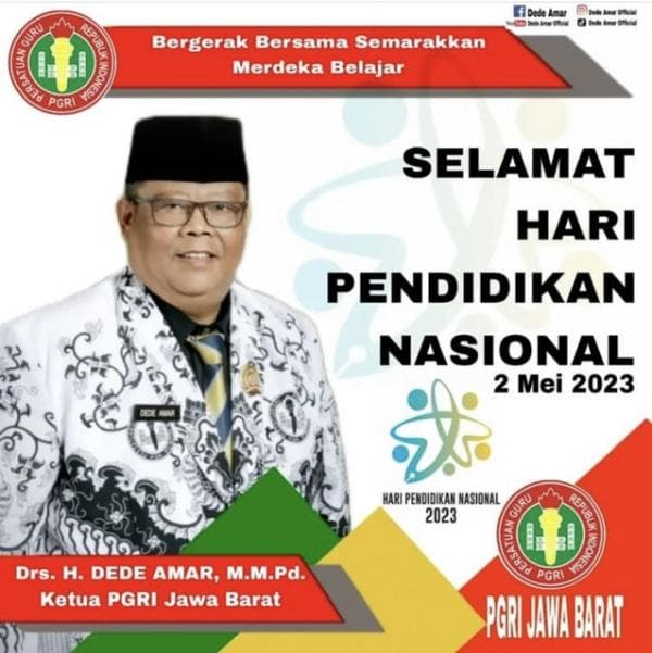 Ketua PGRI Jabar Dede Amar Tutup Usia, Begini Pesan Asep Maung