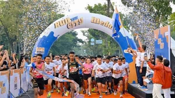 1.000 Peserta Run the City Medan Rasakan Pengalaman Lari Point to Point di Tengah Kota