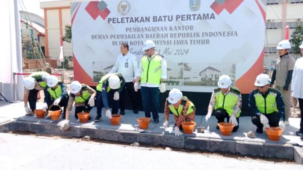 Ground Breaking Kantor Perwakilan DPD RI Provinsi Jatim, Sejarah Baru Bakal Diukir di Jawa Timur