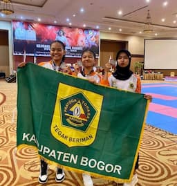 Tim Karate PPOPM Kabupaten Bogor Sabet Dua Perak di Kejurnas Karate PPLP, PLPD dan SKO