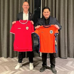 Erick Thohir bertemu Sekjen Federasi Sepak Bola Belanda