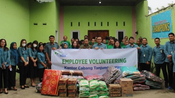 BPJamsostek Tanjung Morawa Gelar Employee Volunteering