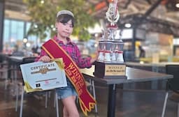 Aneira Nathania Putri Sinaga Raih Winner Lubs Little Miss Sumut 2024