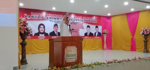 Arah DPC Partai Gerindra Kabupaten Lebak, Menghadapi Pilkada 2024