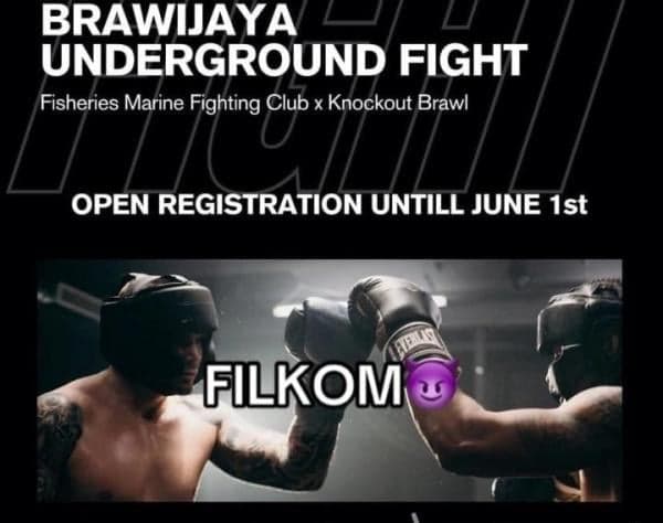 Event Bergengsi Underground Fight Antar Mahasiswa UB Malang Rasakan Sensasi Bertarung di Atas Ring Event Bergengsi Underground Fight Antar Mahasiswa UB Malang Rasakan Sensasi Bertarung di Atas Ring