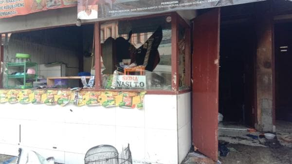 Kebakaran Hari Ini di Tasikmalaya, Warung Nasi TO di Tawangsari Terbakar Diduga dari Gas Bocor