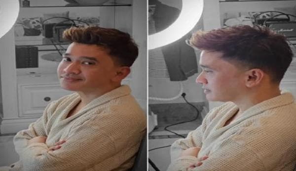 Tampil Beda usai Cerai dengan Sarwendah, Ruben Potong Rambut Gaya Spike