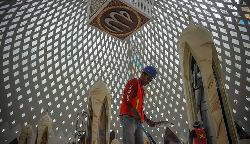 Melihat Lebih Dekat Keindahan Arsitektur Masjid Al Jabbar