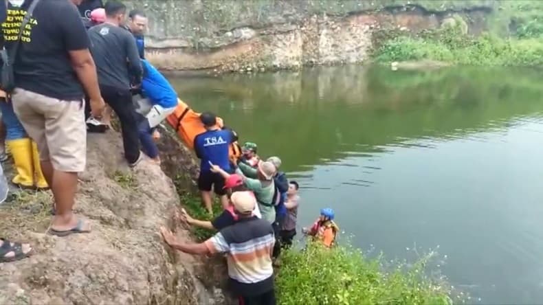 Cari Spot Mancing, Bocah SD di Mojokerto Tewas Tenggelam di Bekas Tambang Galian C