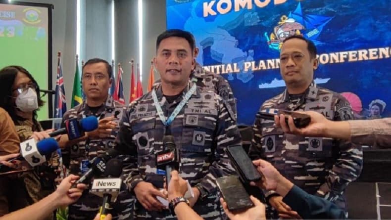 17 Kapal TNI AL Dikerahkan Ikut Latihan Bersama 47 Negara di Makassar