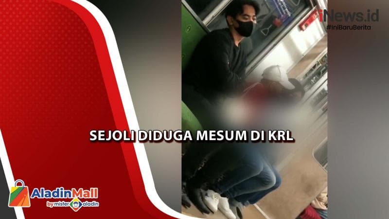 Sejoli Diduga Mesum di KRL, Videonya Viral