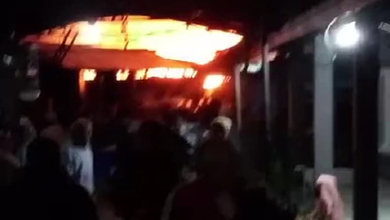Kobong Ponpes Riadu Syamsyiah Sukabumi Terbakar Hebat, Perbekalan Santri Hangus