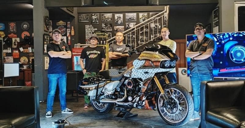 Motor Berdesain Batik Karya Builder Indonesia Akan Unjuk Gigi di Motor Bike Expo 2023 Italia