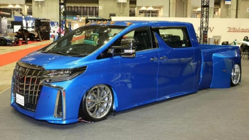 Viral Toyota Alphard Disulap Jadi Pikap, Mejeng di Tokyo Auto Salon 2023 Viral Toyota Alphard Disulap Jadi Pikap, Mejeng di Tokyo Auto Salon 2023