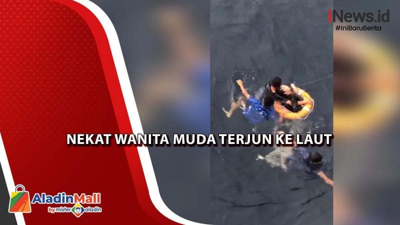 Nekat! Wanita Muda Loncat dari Kapal di Perairan Ternate