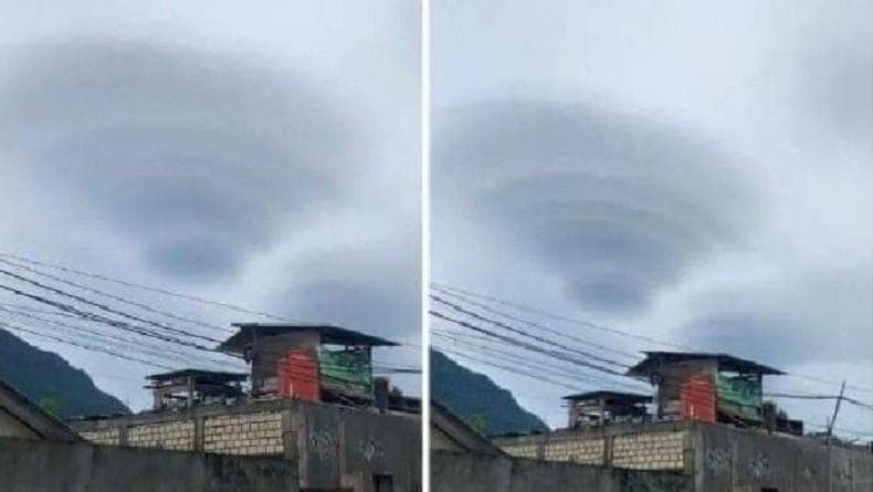 Viral Muncul Awan Mirip UFO di Langit Jayapura Dikaitkan Gempa, Ini Penjelasan BMKG Viral Muncul Awan Mirip UFO di Langit Jayapura Dikaitkan Gempa, Ini Penjelasan BMKG