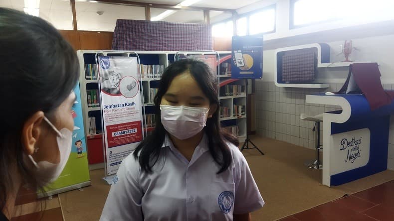 Berbagi Buku Bareng MNC Peduli, Ketua OSIS SMA Regina Pacis: Bukti Kasih Sayang