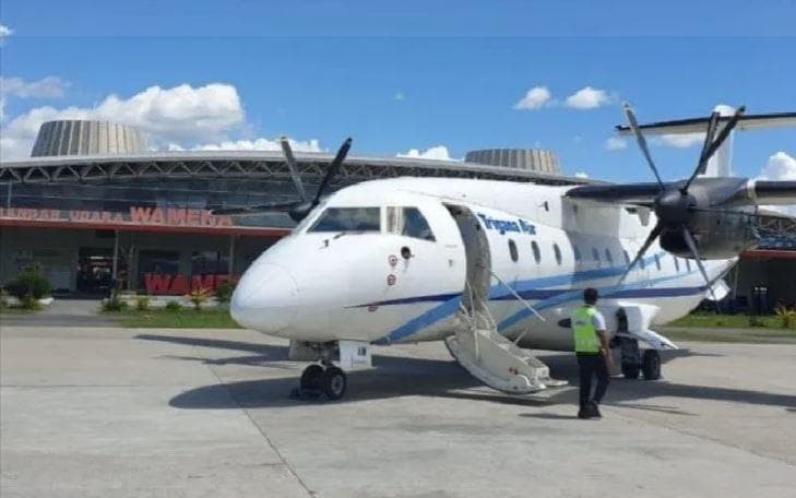 Resmi, Trigana Air Terbang Perdana untuk Rute Asmat-Merauke Resmi, Trigana Air Terbang Perdana untuk Rute Asmat-Merauke