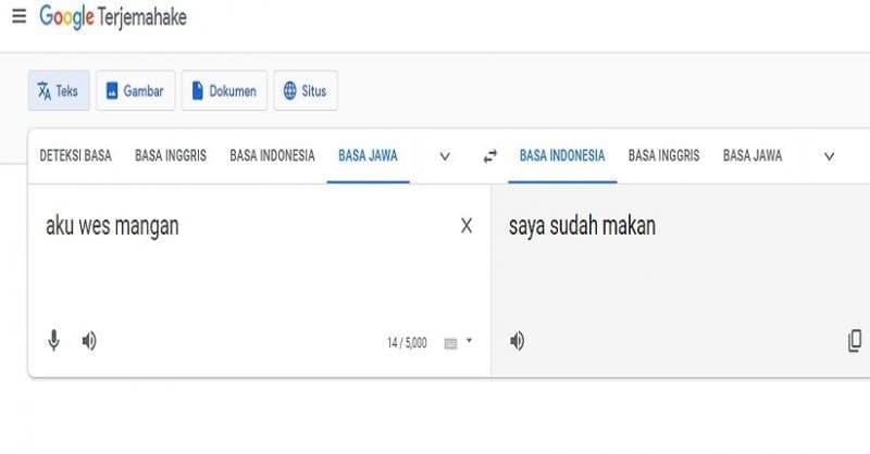 Aplikasi Translate Jawa ke Indonesia, Bantu Mempermudah Memahami Bahasa
